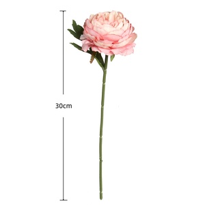 Flores de Seda de Peonía Roja Artificiales Hechas a Mano al por Mayor, Estilo Moderno Realista, Decoración Ecológica para el Hogar, Bodas y Fiestas - Product Image 6
