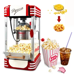 Popcorn Goedkope Mini Making Machine Popcorn Verpakkingsmachine Stikstof Vulling 2 In 1 Popcorn Machine