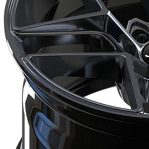 Jantes de voiture monobloc Hyper Black de rechange pour Chevrolet 18x8 pouces 5x112 Jantes de voiture en alliage forgé # JM7063 - Product Image 6