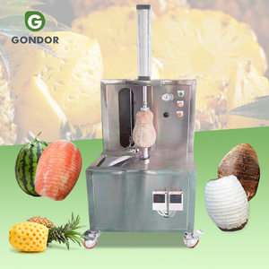 Peladora y Descorazonadora Industrial Eléctrica Automática de Frutas: Piña, Jaca, Coco, Calabaza Butternut - Product Image 1