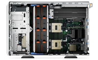 Serveur Tour Emc PowerEdge T560 Enterprise 4.5U, Double Processeur Intel Xeon Scalable, Station de Travail GPU Haute Performance, En Stock