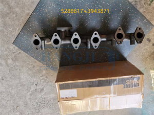 Внешние Запчасти для автобуса Гуанчжоу, выхлопная труба 5288617 + 3943871, оригинальная форма, заводской выпускной коллектор в сборе - Product Image 2