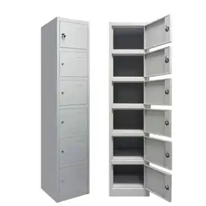 Недорогие школьные шкафчики, 6 уровней, шкафчики для хранения, Школьный шкафчик, органайзер на полках
