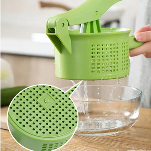 Exprimidor de Verduras y Frutas Manual de Plástico, Deshidratador, Extractor de Agua, Exprimidor de Limones, Utensilio de Cocina - Product Image 2