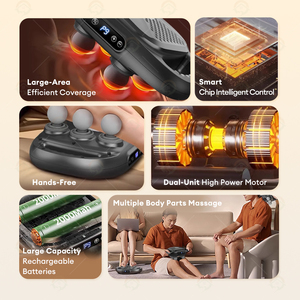 Pistolet de Massage Professionnel Fascia Premium 2025 à 6 Têtes pour Soulagement des Douleurs Musculaires du Corps Entier, Jambes, Taille, Dos, Fessiers, Tissus Profonds - Product Image 4