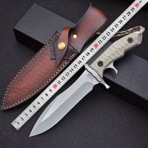 RAM BO <span class=keywords><strong>MK9</strong></span> di alta qualità in acciaio inox punto di caduta personalizzabile da te coltello tattico G10 manico lama fissa fodero uso esterno - Product Image 4