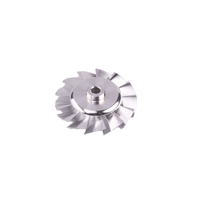 Vente en gros 5 axes CNC usinage fraisage roue de ventilateur en aluminium roue de turbocompresseur en acier inoxydable