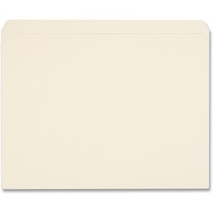 Dossiers de classement universels en papier manila à languette supérieure, coupe droite, simple épaisseur, avec logo personnalisé, pour bureau, boîte de 100 - Product Image 2