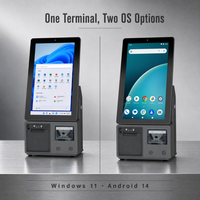Caisse enregistreuse Android, terminal de point de vente tout-en-un 15,6 pouces, écran tactile, système de point de vente, machine de point de vente pour restaurant
