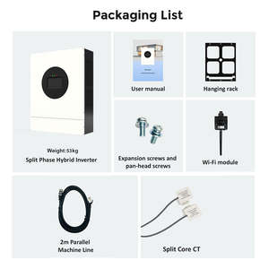 <span class=keywords><strong>Convertisseur</strong></span> <span class=keywords><strong>solaire</strong></span> DC/AC à phase divisée SOLAR 5kva 7kva Tout-en-un Onde sinusoïdale pure 93% d'efficacité pour système d'énergie <span class=keywords><strong>solaire</strong></span> domestique - Product Image 6