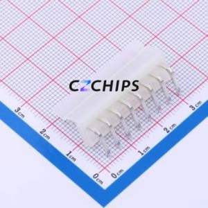 HC-3.96-8A8W-G Wire-to-Board Pin Header Bent Lead Through Hole,P=3.96mm Connector 1x8P 3.96mm Right Angle Insert CH - Product Image 2