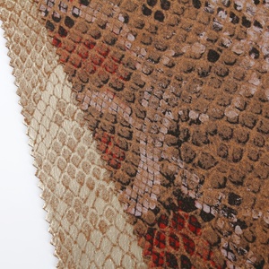 Tùy chỉnh mô hình con rắn lá vàng chất lượng cao đàn hồi vải da lộn cho quần áo làm - Product Image 3