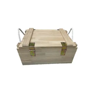 Top Quality IPPC Or ISPM Certified Lock Type Wooden Shipping Crate Stackable Moving Box For Storage