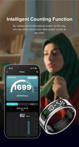 Nhẫn thông minh theo dõi sức khỏe SHR Ring với màn hình - Thiết kế thanh lịch, chức năng theo dõi sức khỏe tiên tiến - Product Image 4