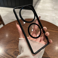 Funda Transparente KAOU para Huawei Mate 70 Pro - TPU Suave + PC Magnético, Carga de 50W, Antigolpes, Antiamarilleo, Protección 360
