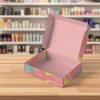 Boîte d'expédition rigide en kraft avec logo personnalisé, en carton recyclable pour soins de la peau, vernis à ongles, vêtements – Matériaux recyclés, vente en gros