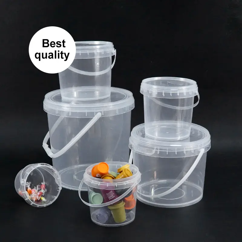 Recipientes de plástico descartáveis personalizados para comida takeaway, recipientes de alta transparência para catering, envio de fábrica