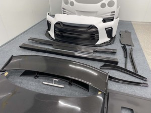 Kit carrosserie haut de gamme Top <span class=keywords><strong>Secret</strong></span> en carbone, pare-chocs, capot, aileron, jupe latérale pour Gtr35 - Product Image 1