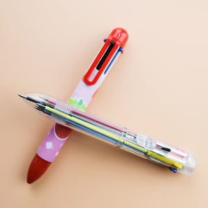 GemFully - Bolígrafo Multicolor Transparente 6 en 1 <span class=keywords><strong>de</strong></span> Plástico para <span class=keywords><strong>Comprar</strong></span> Cosas en Línea, Bolígrafo <span class=keywords><strong>de</strong></span> Gel Multicolor para Uso Escolar - Product Image 4