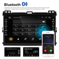 Autoradio Android Double Din 8 ''Autoradio WiFi GPS BT pour Toyota/LAND CRUISER Prado 120 2004-2009