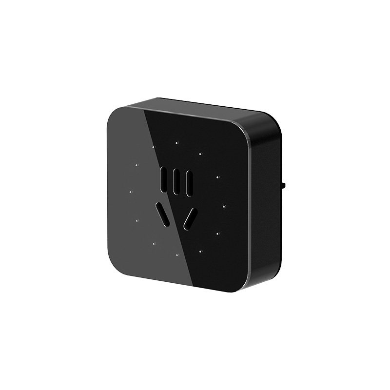 Adattatore a cinque fori nero brillante