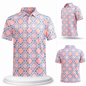 Camisetas Polo de Golf con Logotipo Personalizado OEM, Impresión por Sublimación, Secado Rápido, Transpirables, Elásticas en 4 Direcciones, Poliéster y Spandex, Camisetas de Alto Rendimiento - Product Image 2