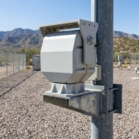 Cámara de Red con Sensor de Radar para Exteriores, Carcasa Resistente a la Intemperie, Monitoreo Remoto, Panorámica/Inclinación