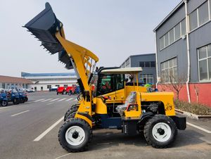 प्रत्यक्ष कारखाने के थोक मूल्य पेटेंट डिजाइन न्यूमेटिक टायर मिनी लोडर मजबूत शरीर के साथ - Product Image 3