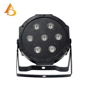 AICPOSE DMX512 7PCS 12W RGBWA 5en1 Luz LED Par de Plástico con Ángulo de Haz de 25° y IP33 para Bodas, DJ, Escenarios y Fiestas - Product Image 3