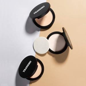 กล่องแป้งแต่งหน้าแบบส่วนตัว กล่องบลัชออนพลาสติกเปล่า กล่องแป้งสีดำ 50 มม. บรรจุภัณฑ์กล่องแป้ง - Product Image 1