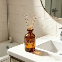 Diffuseur de parfum personnalisé avec logo Daxin, flacon unique de luxe en verre givré, diffuseur à bâtonnets, conteneur de 150 ml, flacon diffuseur de parfum pour voiture