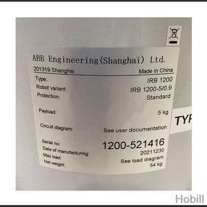 <span class=keywords><strong>Robot</strong></span> Industrial <span class=keywords><strong>ABB</strong></span> IRB1200-5/0.9 con Carga Útil de 5 kg y Alcance de 900 mm con <span class=keywords><strong>Soldador</strong></span> MIG MAG - Product Image 2