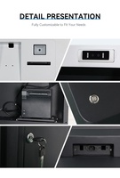 Kiosque de libre-service sur pied avec écran tactile capacitif, lecteur de code QR et lecteur NFC pour supermarchés, commerces de détail et centres commerciaux