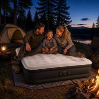 Matelas Gonflable Automatique à Pompe Électrique Intégrée pour Lit Queen, Idéal pour la Maison, les Invités, le Camping et la Randonnée – Meilleure Vente