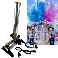 Machine de salut de scène à haute altitude, télécommandée électriquement, en acier inoxydable, pour pulvérisation de papier électronique, 100W, multi-prises