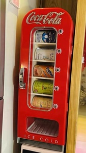 Mini nevera de refrigeración Vintage de 220V, refrigerador <span class=keywords><strong>Retro</strong></span> de 12V para oficina, casa de campo, Enfriador de coque de dieta de temperatura única, Sprite 1st MOQ - Product Image 4