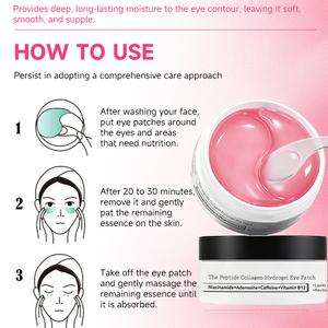 Parches <span class=keywords><strong>de</strong></span> Hidrogel para <span class=keywords><strong>Ojos</strong></span> <span class=keywords><strong>de</strong></span> Marca Privada con Color Personalizable, Eliminan las Ojeras, Vitamina C, Centella Asiática, Perla, Anti-Hinchazón, para Todo Tipo <span class=keywords><strong>de</strong></span> <span class=keywords><strong>Piel</strong></span> - Product Image 4