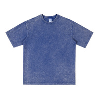T-shirt personnalisé coupé sur mesure 100% coton imprimé, épais, délavé à l'acide, style vintage, grande taille pour homme, coupe oversize