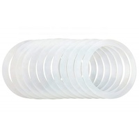 Joints d'étanchéité en Silicone, pour couvercle de pot maçon anti-fuite, 70mm, 2 pièces