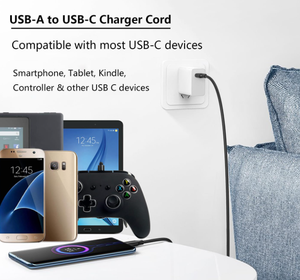 Câble de charge USB-A vers USB-C, <span class=keywords><strong>cordon</strong></span> de charge USB 2.0 de 3,3 pieds - Product Image 5