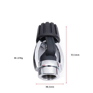 Adaptateur de régulateur de compresseur d'<span class=keywords><strong>air</strong></span> Sinodiving DIN vers Yoke, convertisseur pour plongée, en laiton, 232 bars 3360 psi - Product Image 6