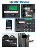 Téléphone fixe sans fil GSM de bureau avec carte SIM 2G et radio FM – Prix abordable