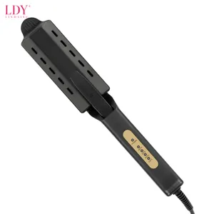 LDY Flat Iron hair Straightener Professional Ceramic tourmaline Styling Hairdressing tool Four speed Fast heating