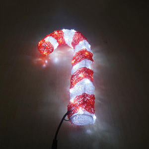 3D <strong>Christmas</strong> Candy Cane Motif <strong>Lights</strong> Outdoor Garden <strong>Pathway</strong> Decor Festival Xmas New Year Holiday Lighting - Product Image 3