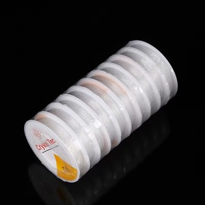 Ensemble de cordons élastiques de 0,4 à 1 mm <span class=keywords><strong>pour</strong></span> la fabrication de bracelets d'amitié, <span class=keywords><strong>fil</strong></span> transparent de couleur cristal, <span class=keywords><strong>fil</strong></span> <span class=keywords><strong>pour</strong></span> collier à perles - Product Image 4