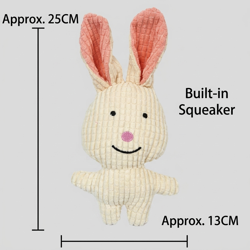 Jouet de grille de maïs de lapin blanc