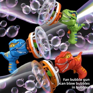 Máquina de Burbujas de Dinosaurio Trembles, Pistola de Burbujas Automática de Mano para Niños, Embalaje en Caja de Plástico de Color - Product Image 3