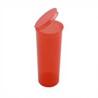 Emballages en tubes en plastique PP avec couvercle à clapet, impression de logo personnalisée, 5, 6 et 13 drams