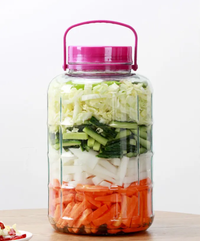 Wholesale 1L Glass Food Storage Container Large Size Food Storage Jar With Lid