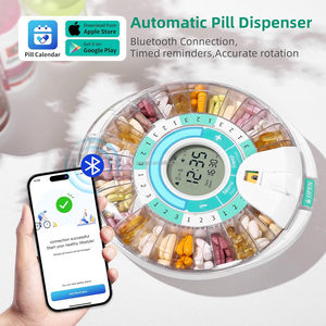 Nouveau Distributeur <span class=keywords><strong>Automatique</strong></span> Intelligent de Pilules Wi-Fi 2026 pour Personnes Âgées avec Alarme et Rappel Électronique Verrouillable via Application - Product Image 3